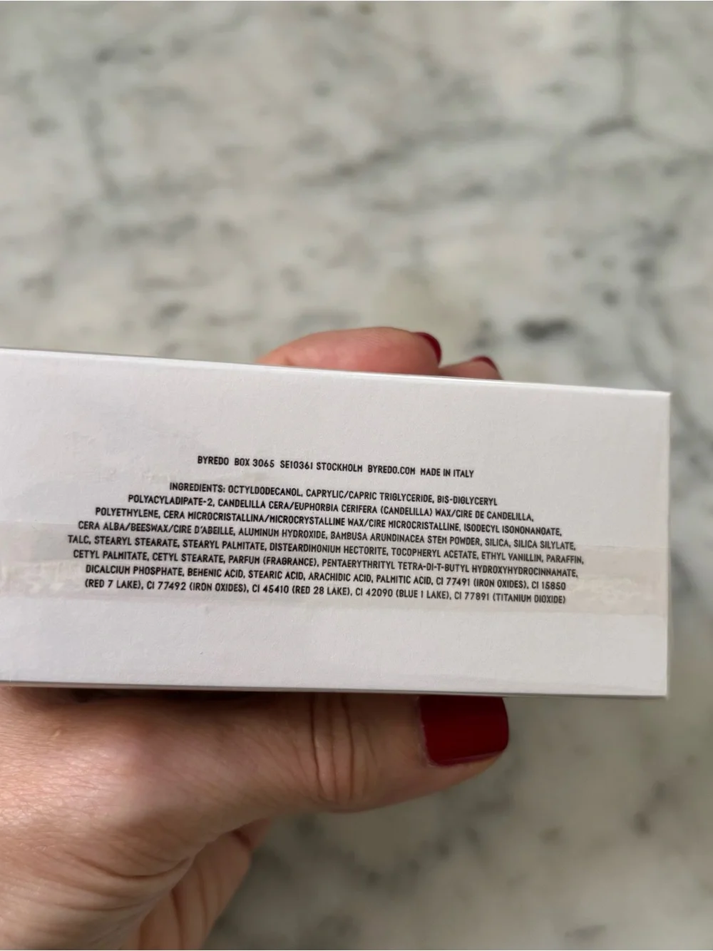 Byredo REUNION 109 Lipstick 3g Full Size New in Sealed Box